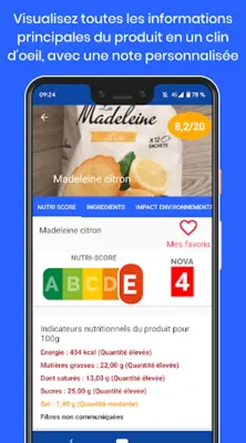 Nutrition Score - Scan produit android App screenshot 6